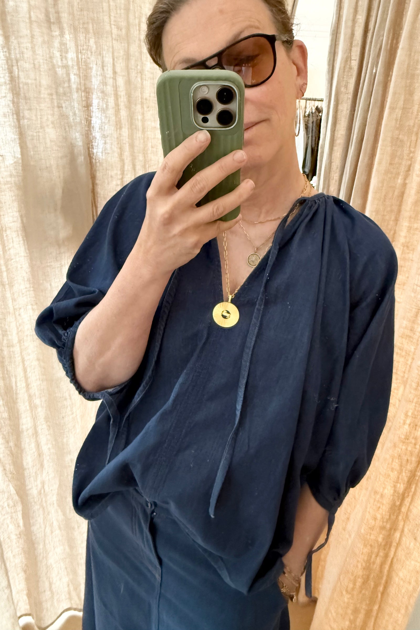 HAPPYHAUS die Bluse "BOHEME" indigo