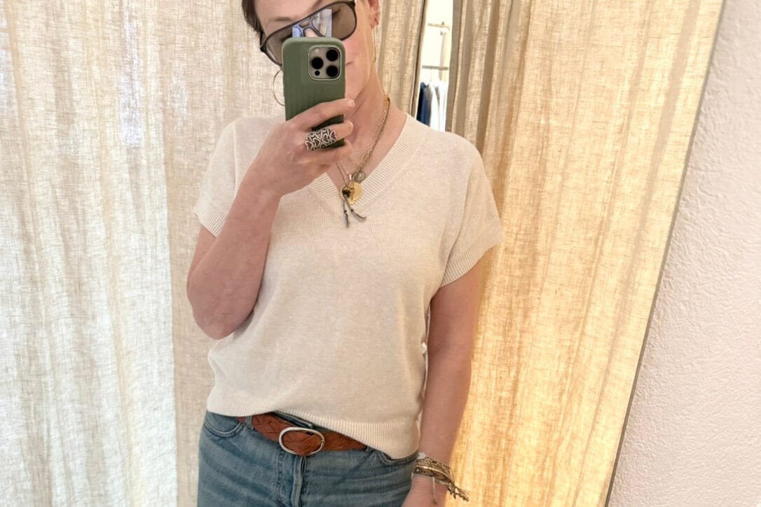 KNIT TED Pullunder "HELENE" creme