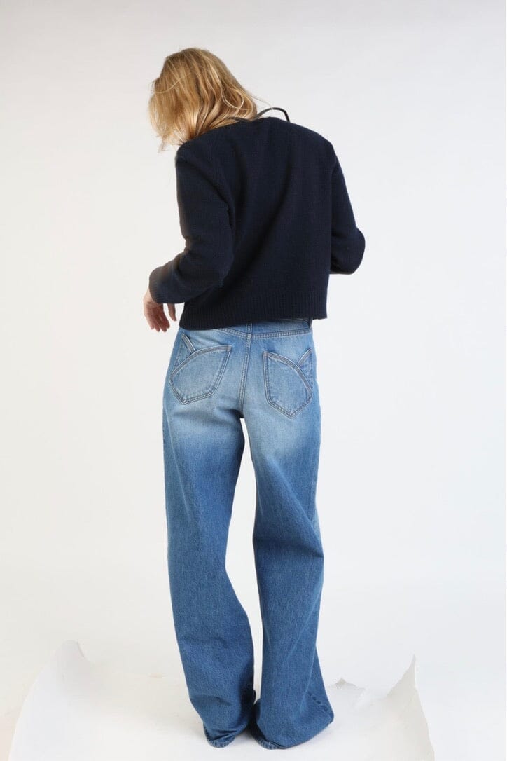 HAPPY HOUSE Le Pantalon - Jeans  "BAGGY" bleu wash
