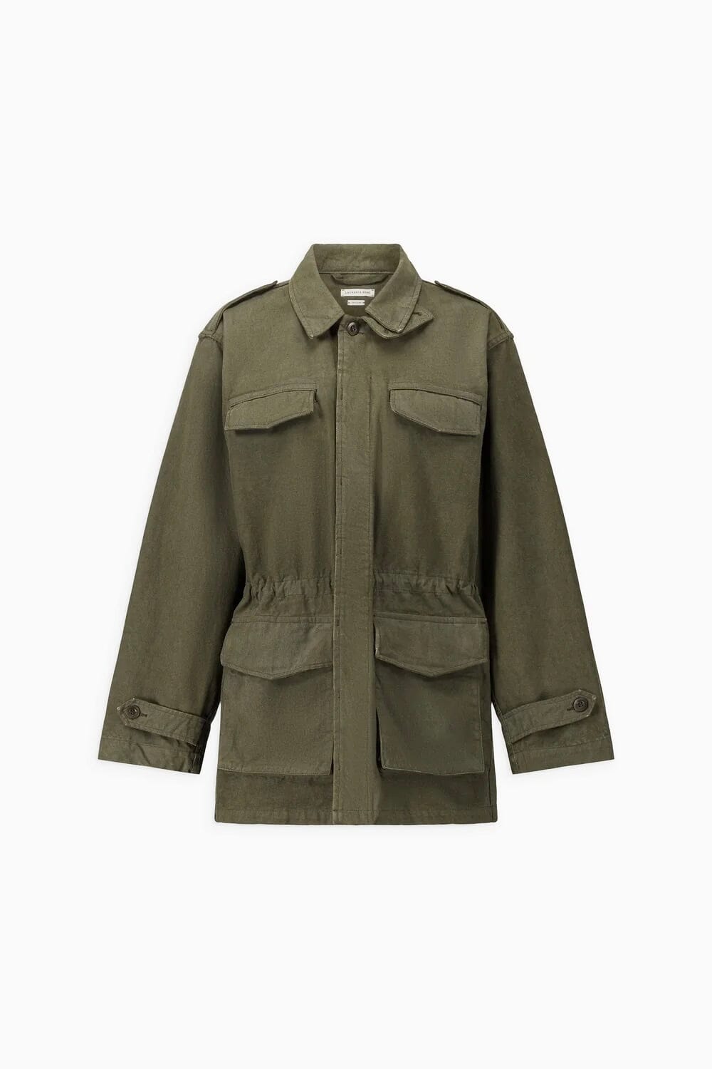 LAURENCE BRAS dicke Baumwolljacke "CARGO" khaki