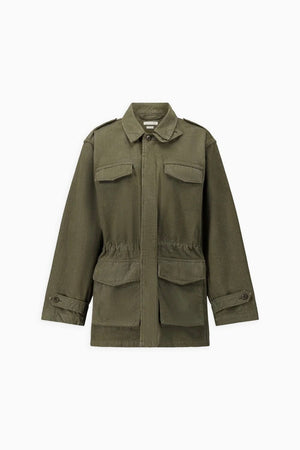 LAURENCE BRAS dicke Baumwolljacke "CARGO" khaki