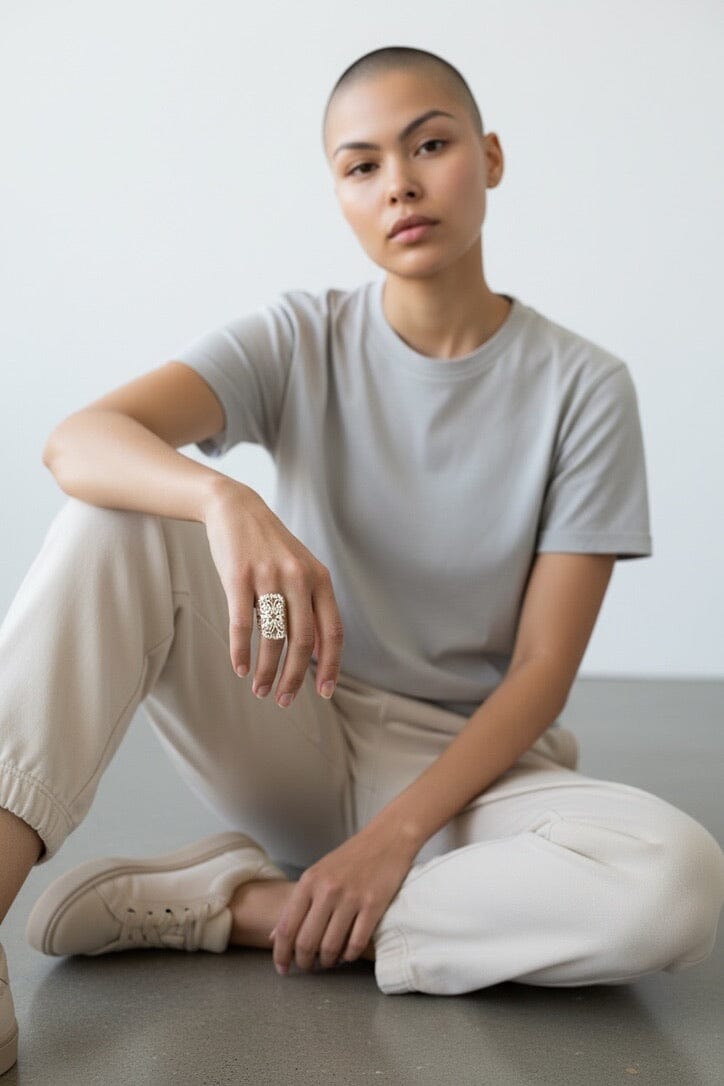 REJANE ROSENBERGER DESIGN Silver Ring "Infinity