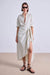 APIECE APART Sarong Shirt Dress "ALESSANDRA" stripe