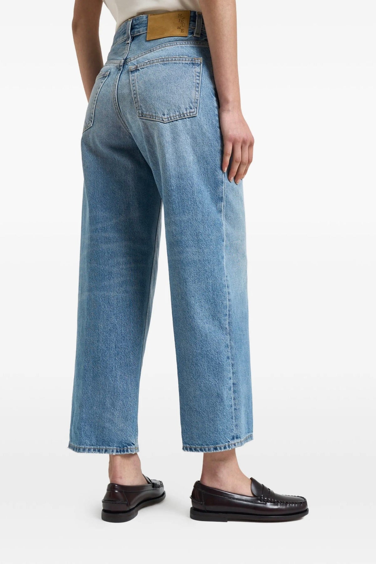 HAIKURE Wide Jeans "BETTY" fog gray