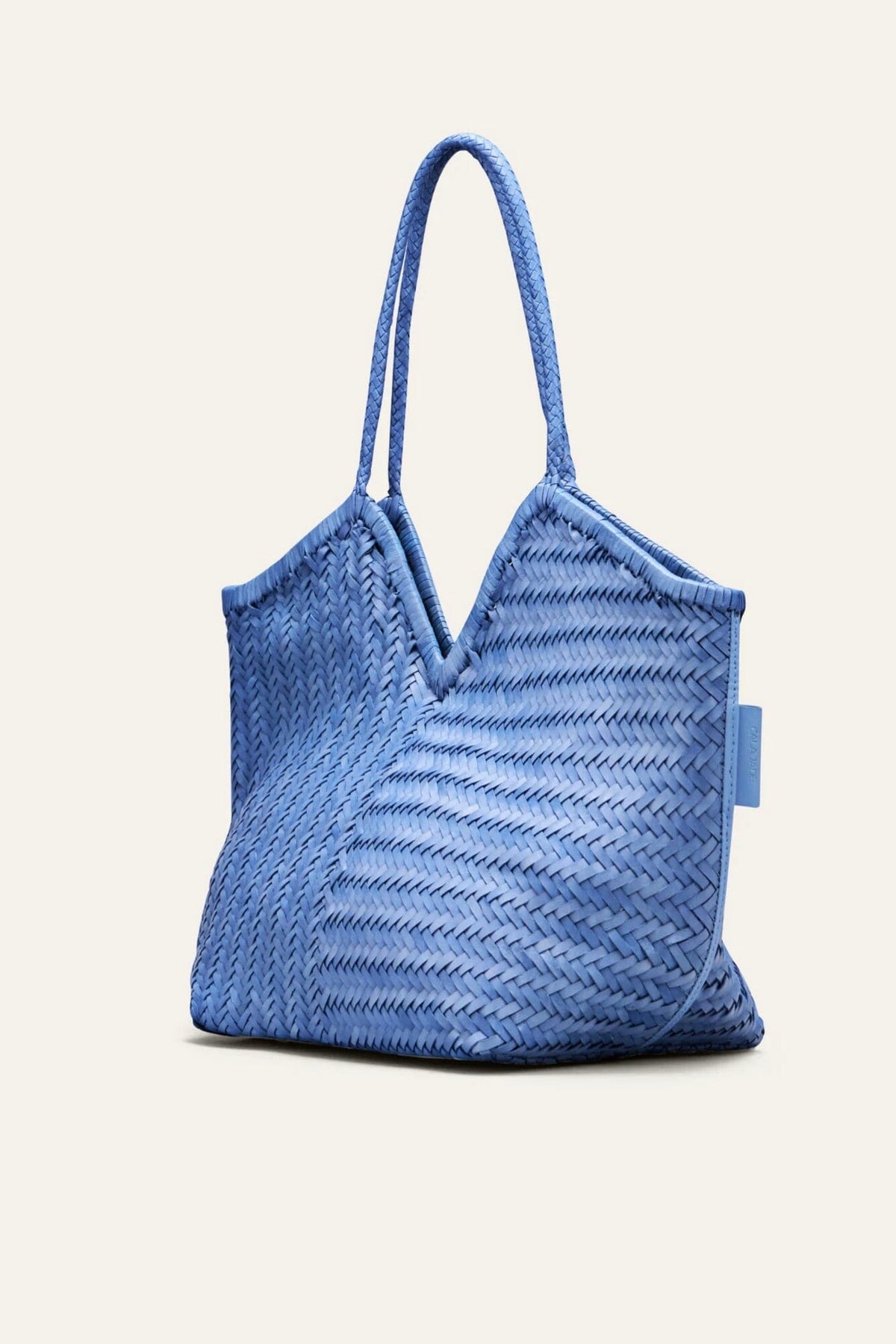 CALAJADE Leather shopper "MISU" L - black