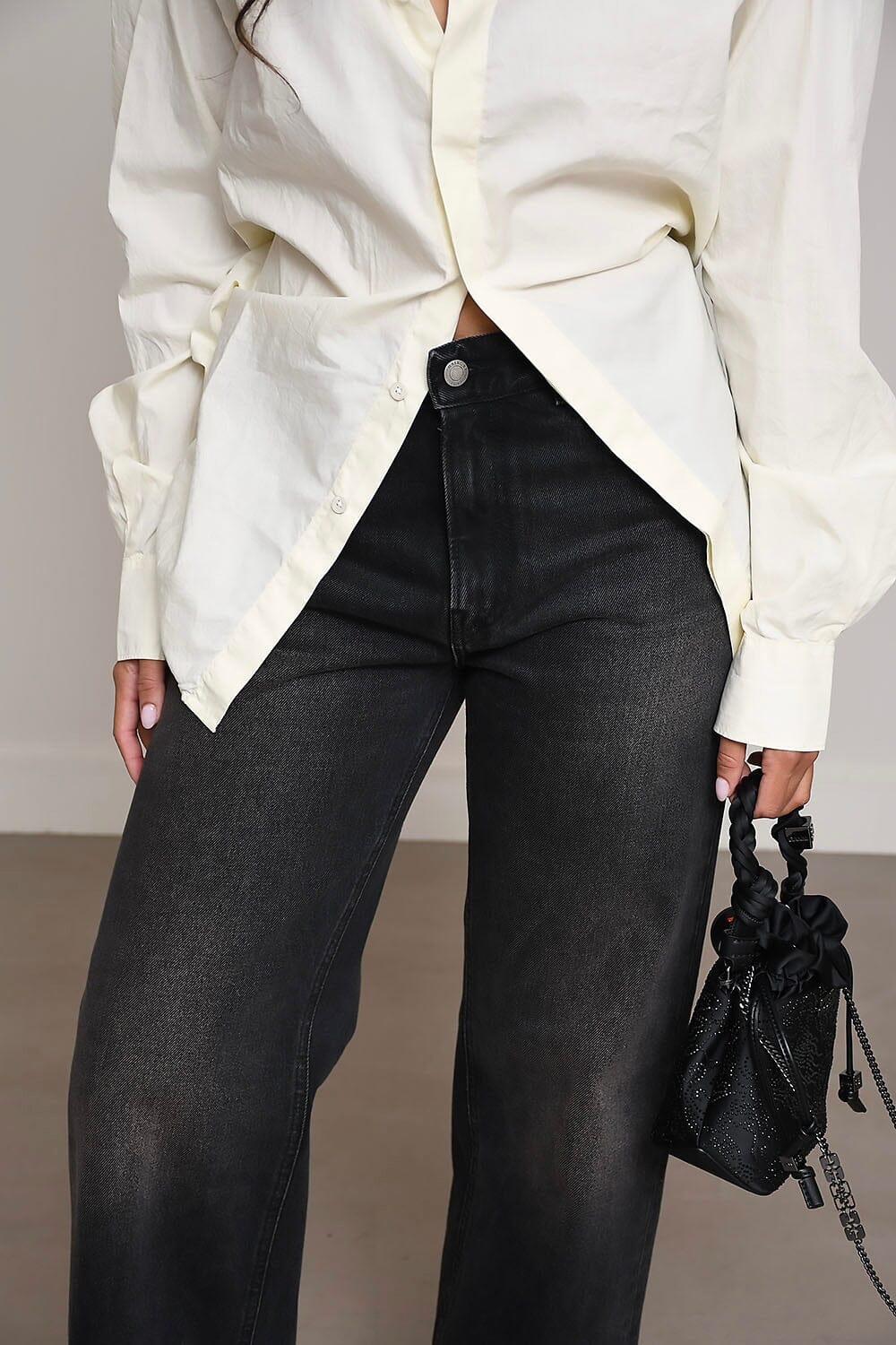 HAIKURE Wide Jeans "BONNIE" earl wash