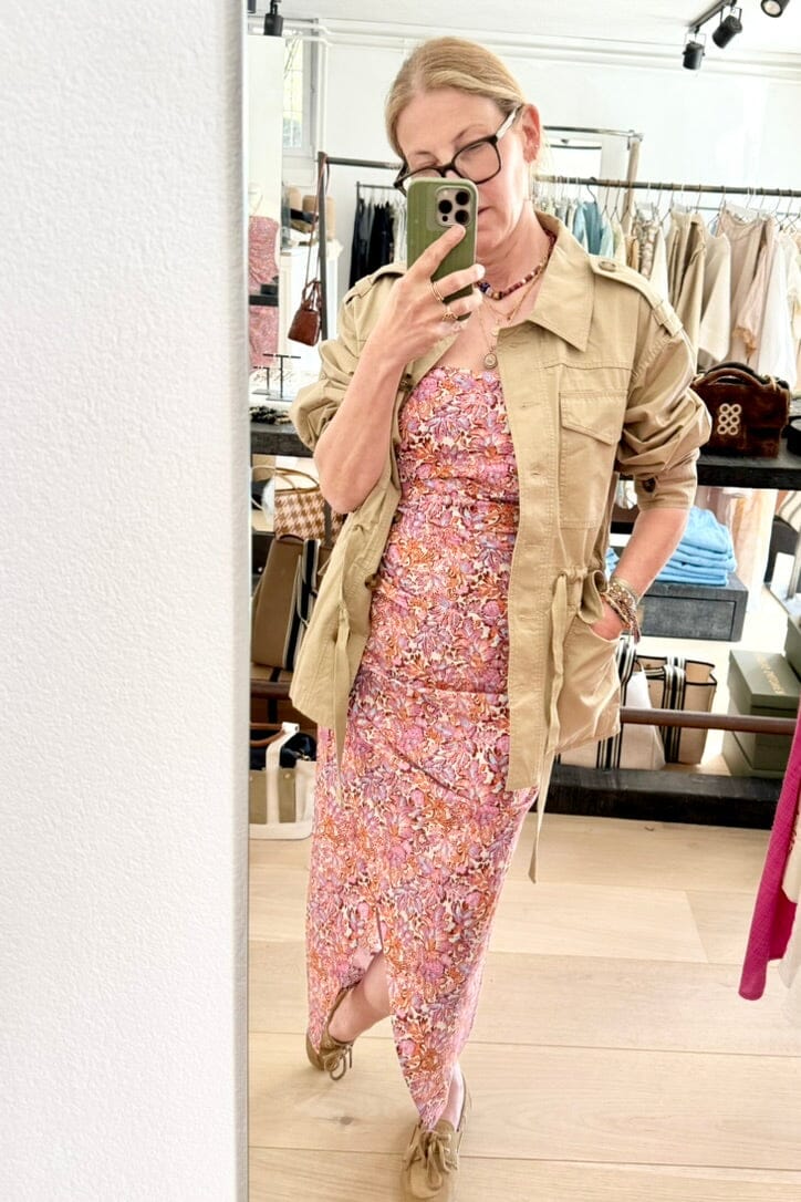 VANESSA BRUNO Baumwolljacke "ELIANE" khaki