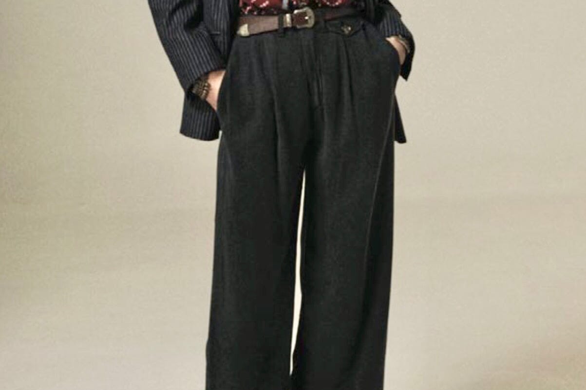 MAISON HOTEL Lyocellhose "KEATON" nocturne