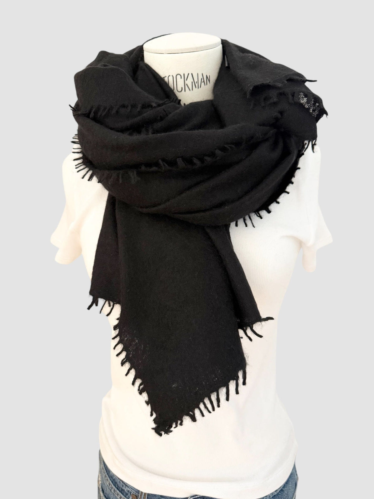 Choice by Réjane Rosenberger cashmere scarf antra (MS-222)