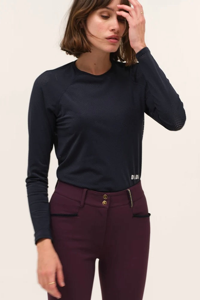 DADA Technical Langarm T-Shirt "JAZZ" marine