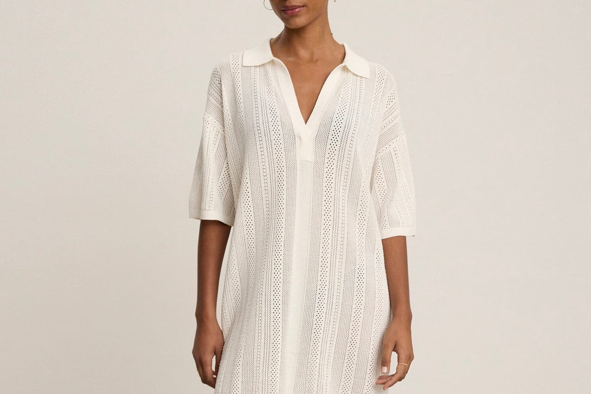 VELVET Baumwollkleid MILA07" off-white