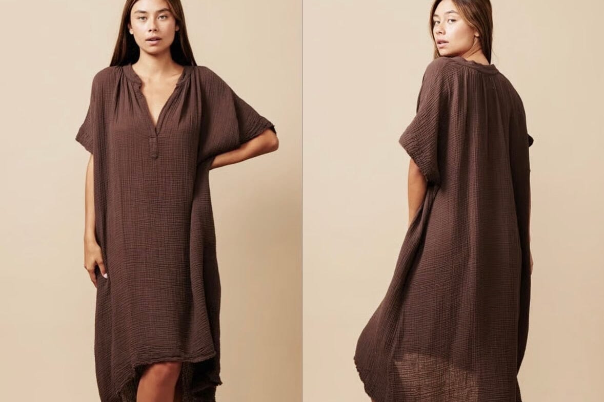 9seed - Tunisia Caftan Dress black
