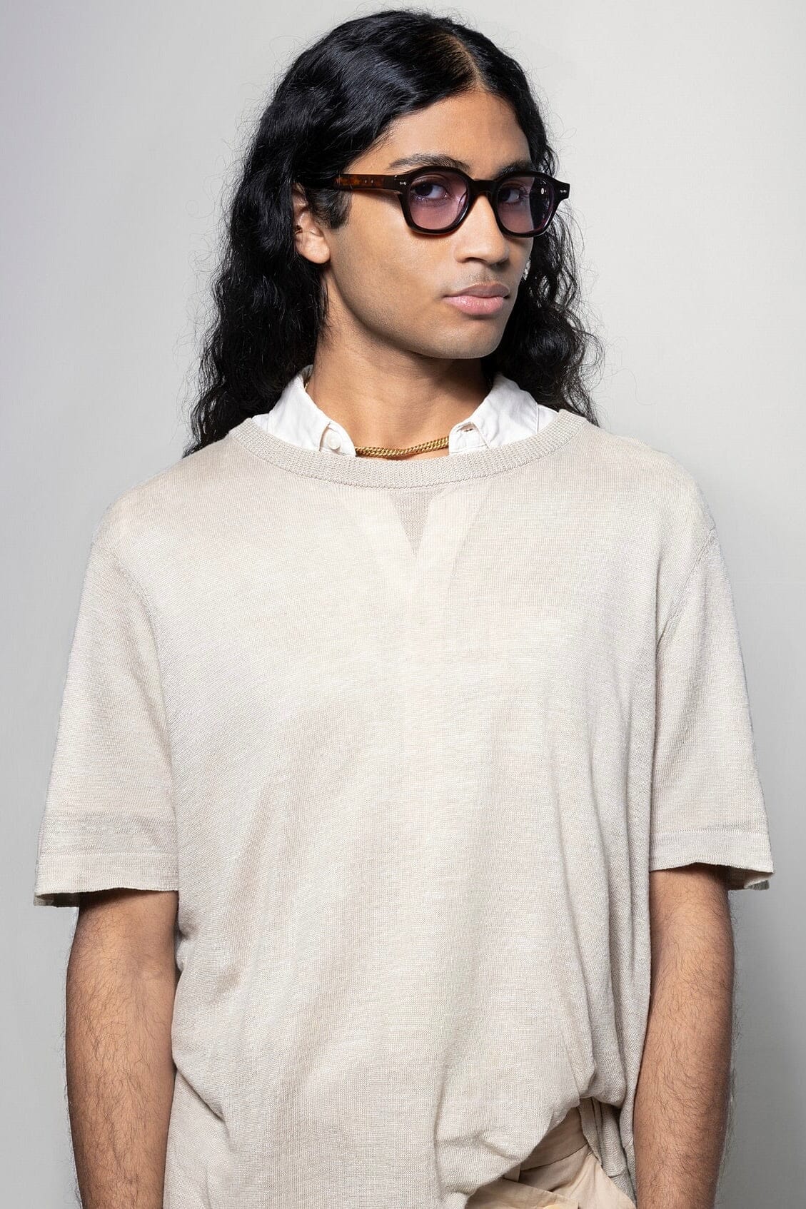 GARRETT LEIGHT Sunglasses "Morningside" Sun nude Gradient