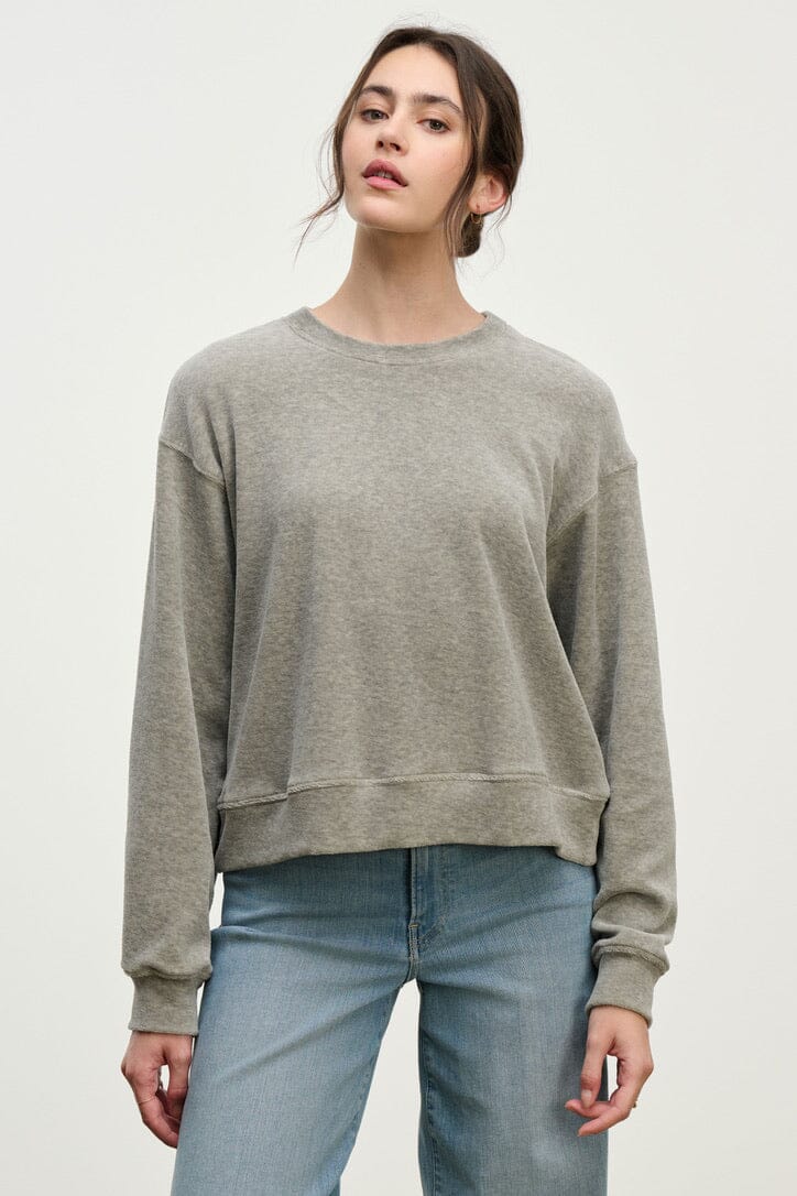 VELVET by Jenny Sweater "Halima" grau méliert
