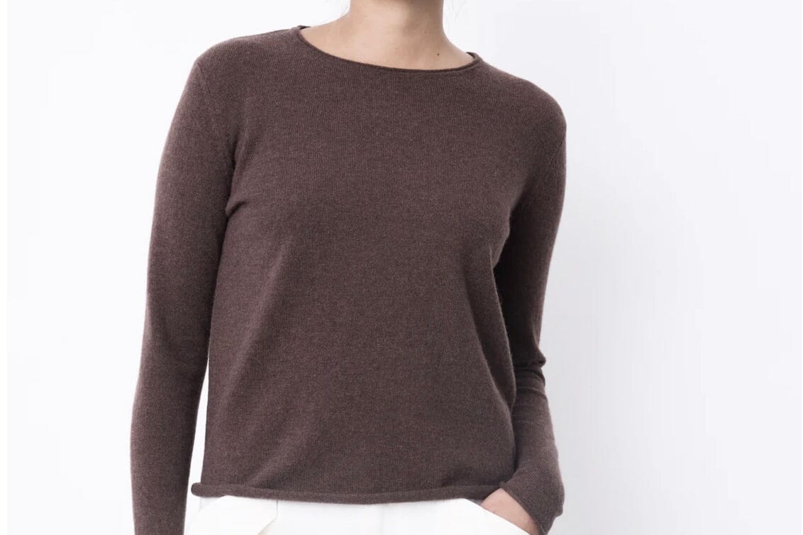 NOTSHY Cashmere Pullover "AYLA" coffee