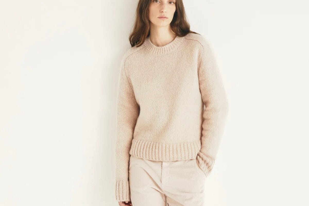 MASSCOB Woolmix Sweater "LAFFON" chiné nude