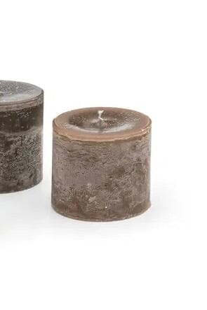 Gommaire SMALL Hurricane glass "Daniel" smoky brown