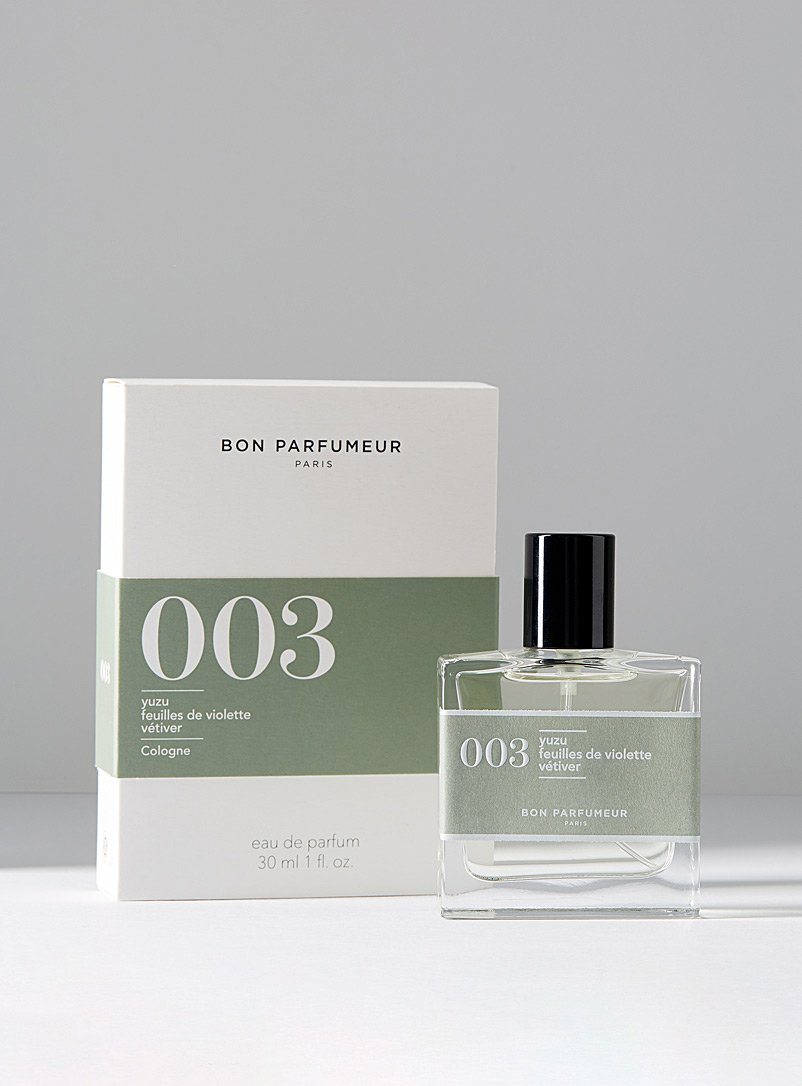 BON PARFUMEUR "003" Yuzu, violet leaves and vetiver 15ml - 30ml