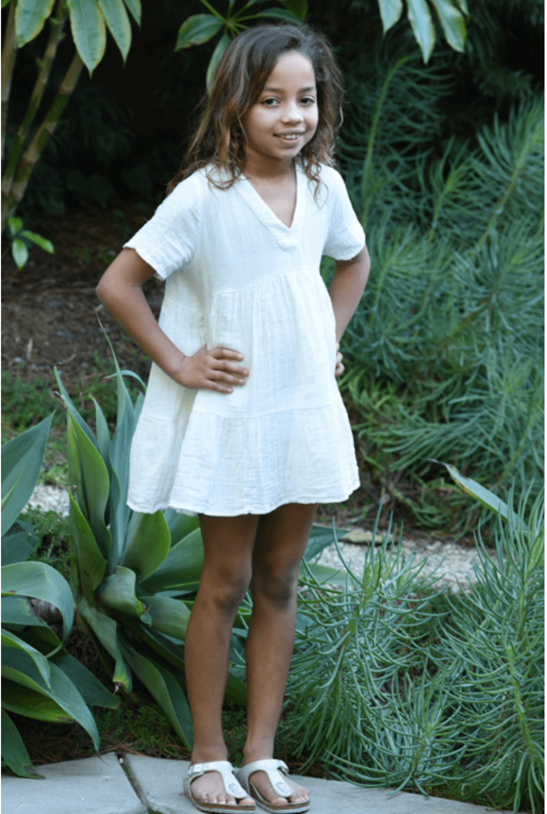 9seed - El Matador dress "Kids" white