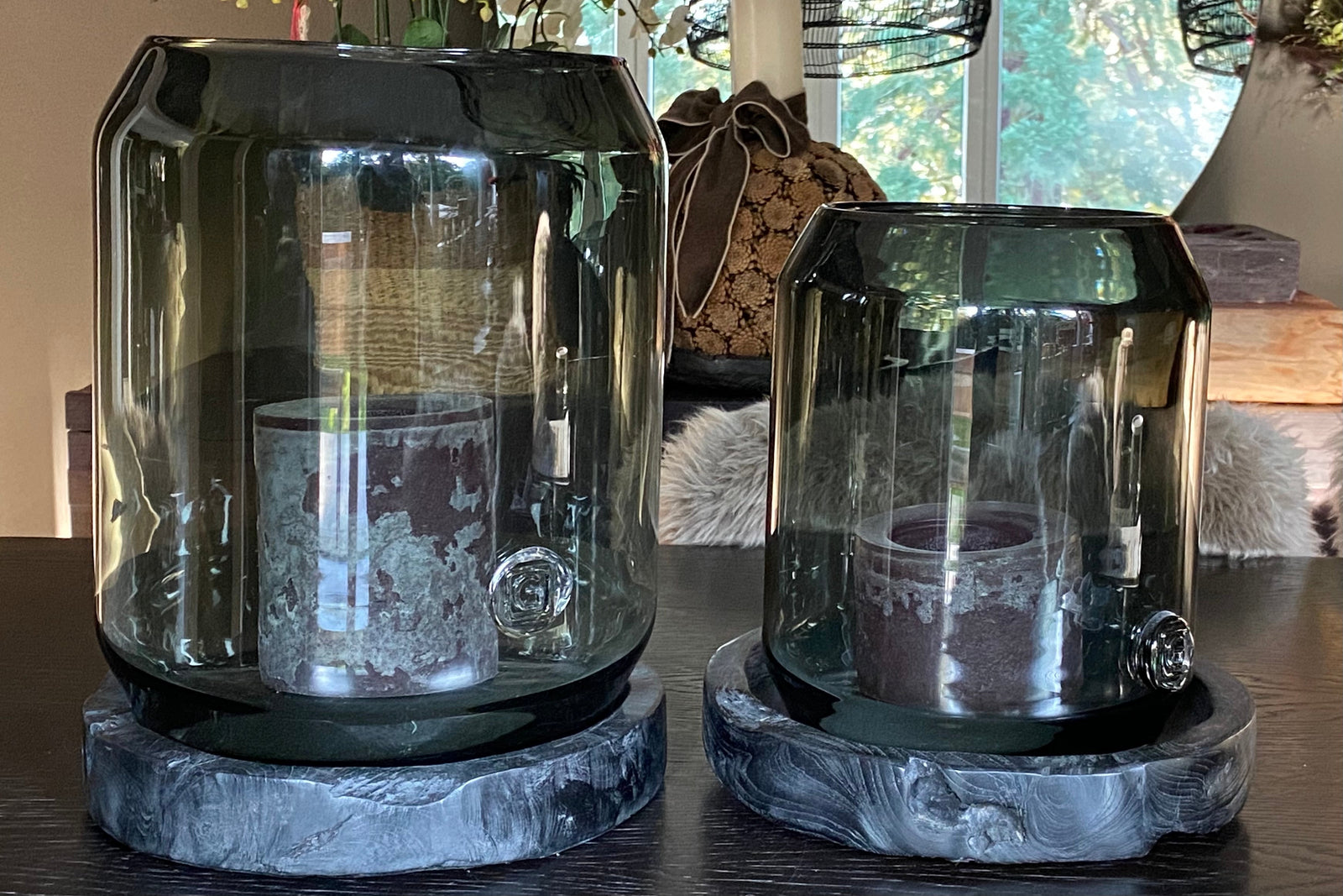 Gommaire Hurricane Glas "Daniel" medium smoky brown