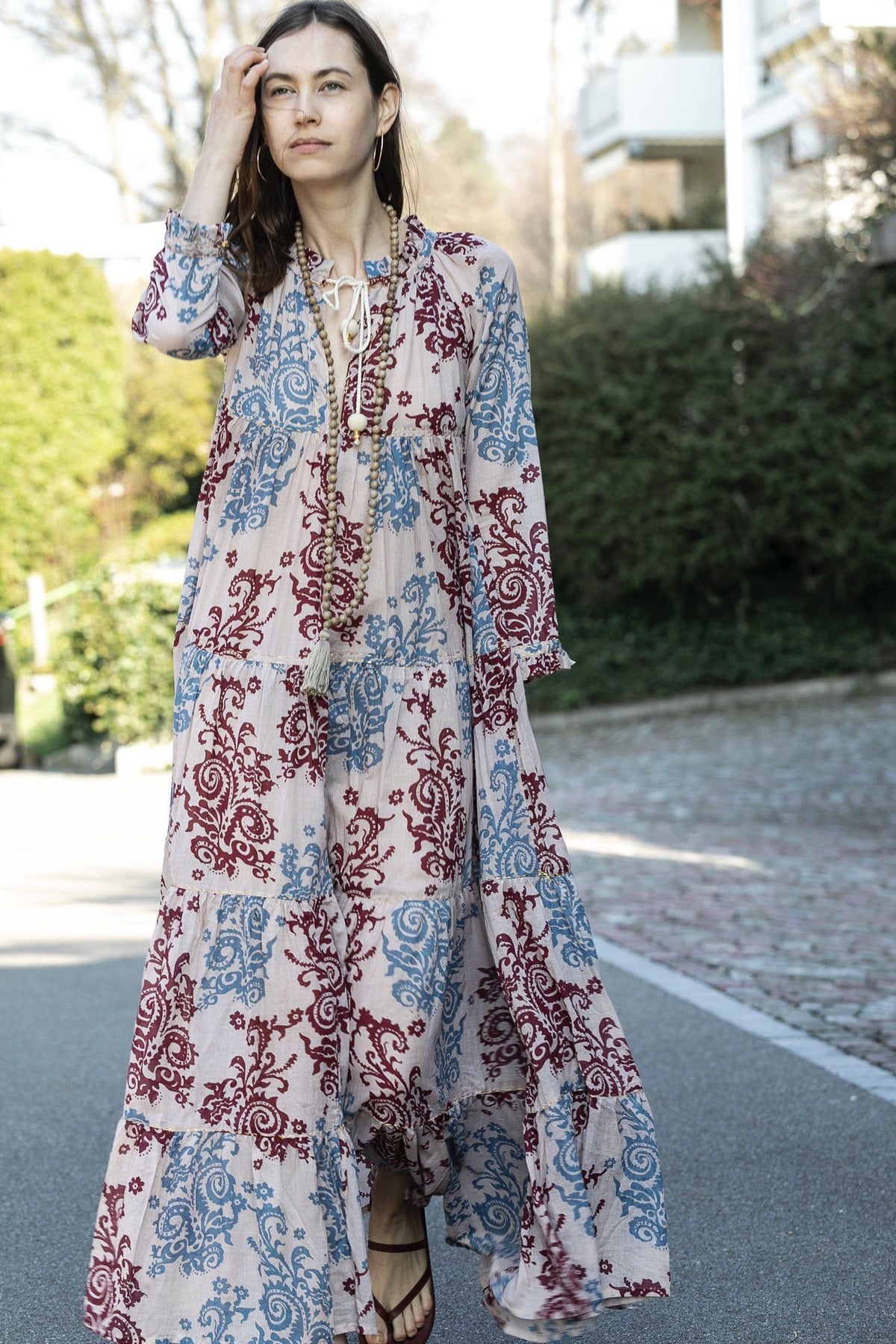 REJANE ROSENBERGER DESIGN Wooden vase "KIRA by Choice" dyed slate - grey