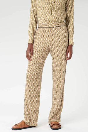DEA KUDIBAL velvet pants "NEBRASKA" fern