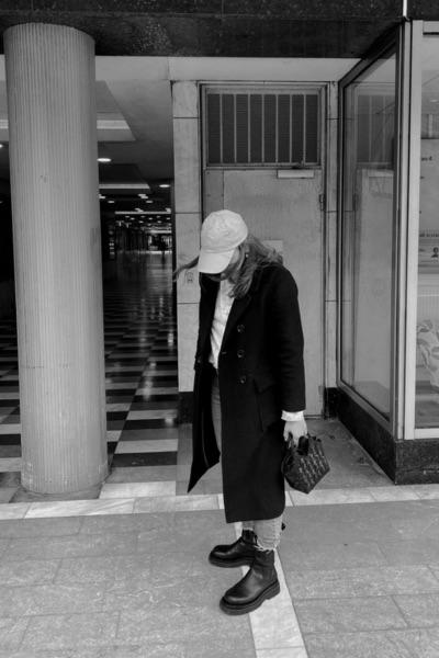 CALAJADE Leather shopper "MISU" MINI - black