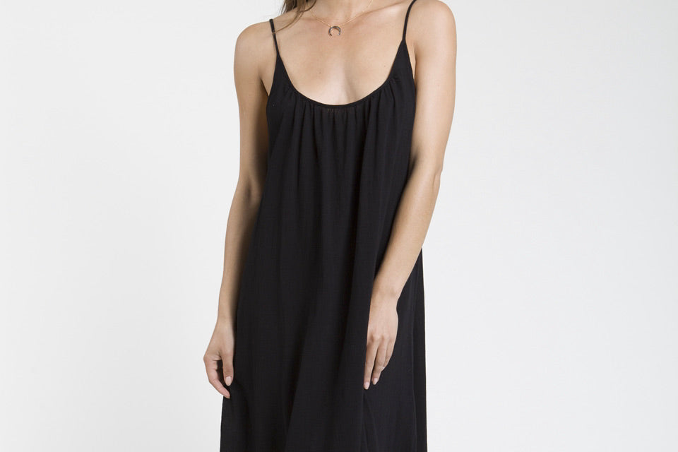 9seed - Tulum Cover- up Dress - black