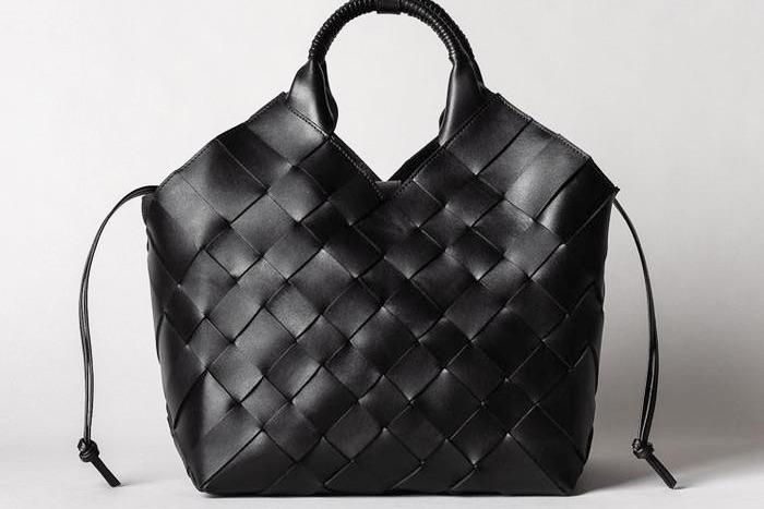 CALAJADE Ledershopper "MISU" L - schwarz