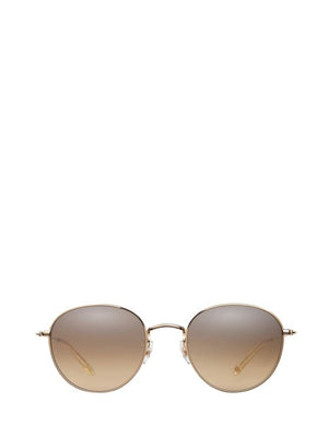 GARRETT LEIGHT 51 Sunglasses "Paloma" Gold - Pure Brown