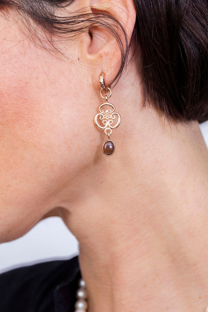 REJANE ROSENBERGER DESIGN Creolen "Grace-Stone" midi