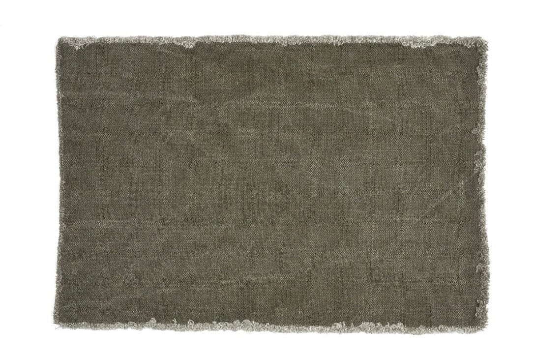 LIBECO Leinen Tischset "PACIFIC" 35x50 cafénoir