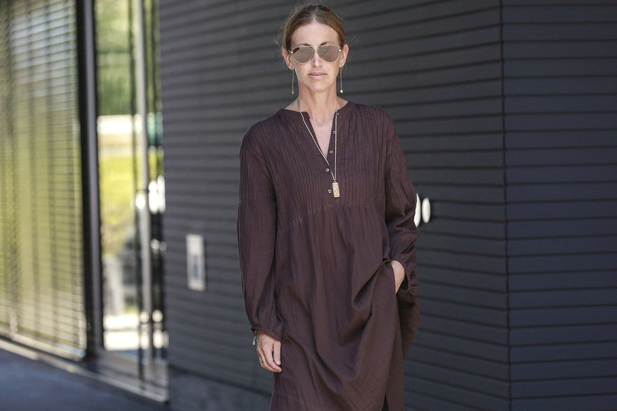 REJANE ROSENBERGER DESIGN Silber Halskette "Om" rechteckig - Réjane Rosenberger Design