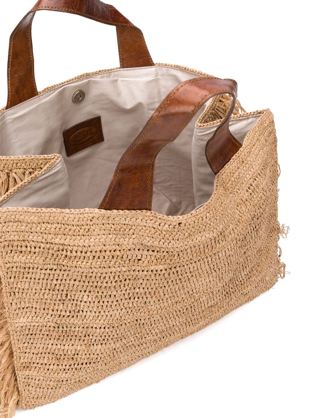 IBELIV "ONJA" Raffiatasche natural