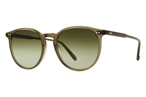 GARRETT LEIGHT Sonnenbrille "Morningside"  Oliv Gradient