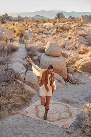 Wandering Picknick Decke - WILD PEACH von WANDERING FOLK