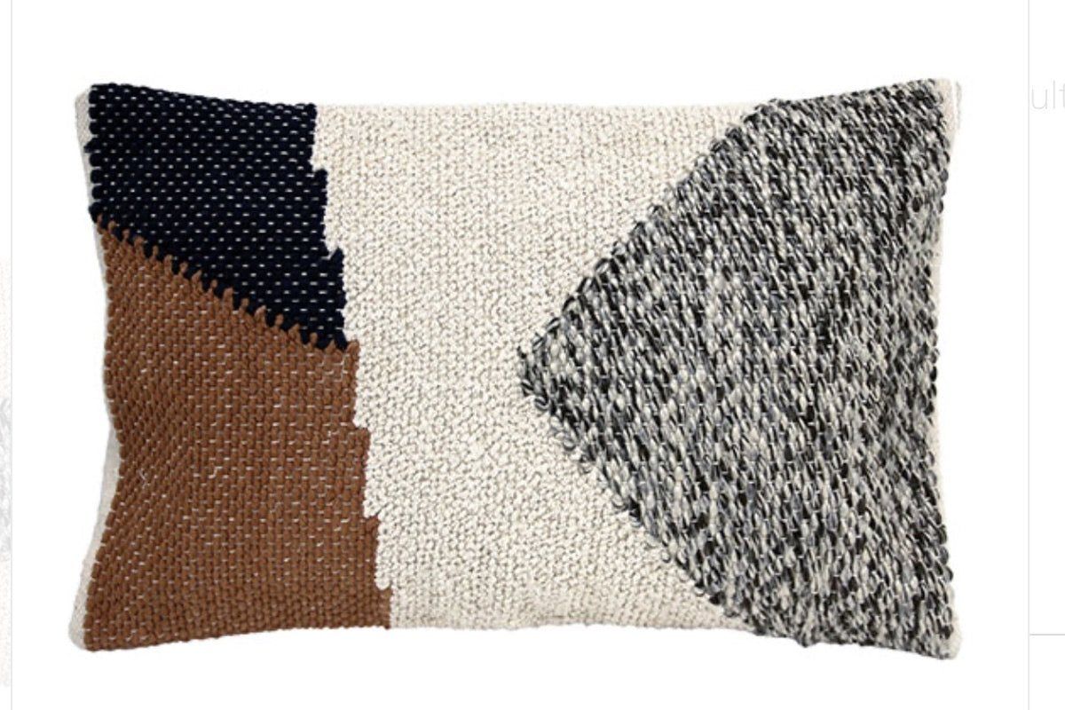 HK Living Velvet cushion "Knot" multicolor