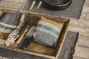 Linen guest towel or place mat "ALOUETTE" 35x50 or 55x65