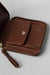 CALAJADE Leather wallet "IGGI" - nutmeg