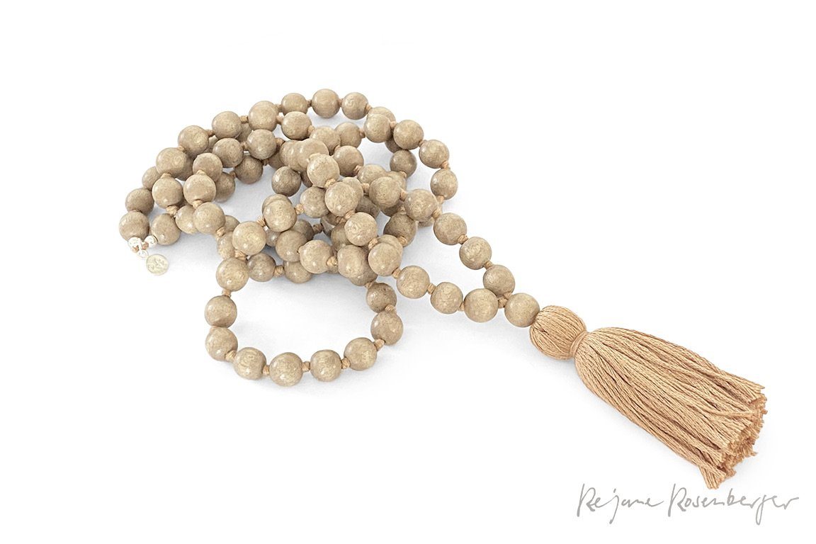 REJANE ROSENBERGER DESIGN Wooden vase "KIRA by Choice" dyed caramel