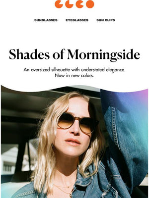 GARRETT LEIGHT Sunglasses "Morningside" Black Gradient