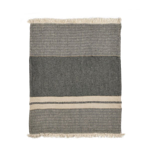 LEINEN guest towel or placemat "TACK STRIPE" 35x50