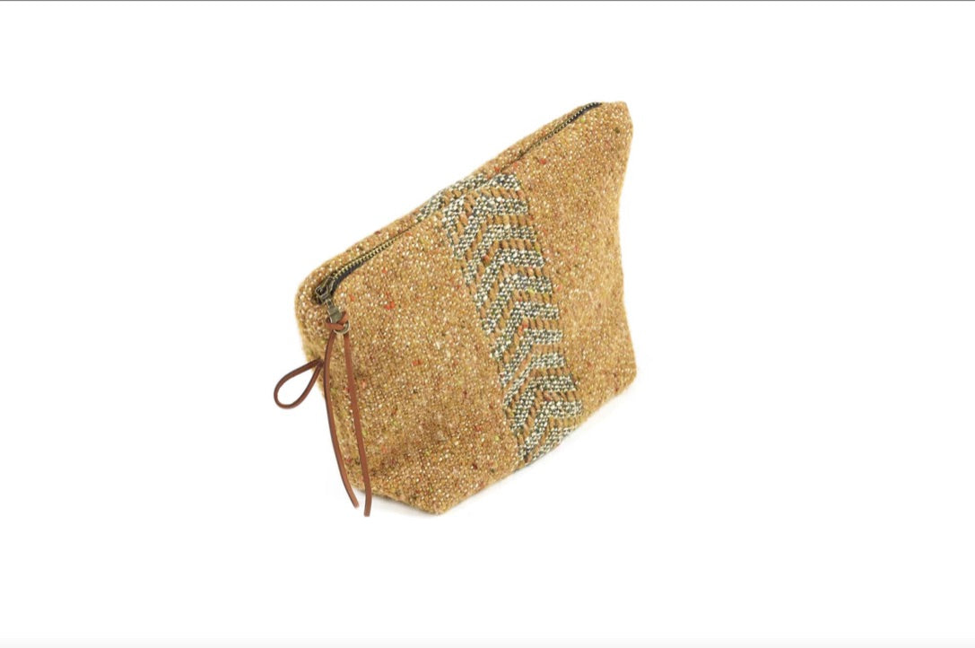 LIBECO Wool - Necessaire "JULES" moustard
