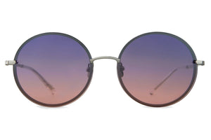 GARRETT LEIGHT Sunglasses "1967" SL 57 Frame Platinum
