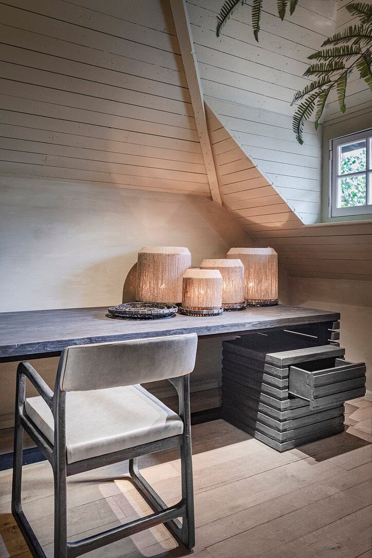 Gommaire Jute Lampe "Daniel" sand