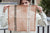 LEINEN napkins "MOJAVE" 42x42 cinnamon stripe