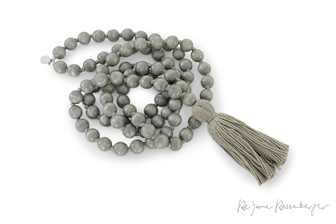 REJANE ROSENBERGER DESIGN Wooden vase "KIRA by Choice" dyed slate - grey