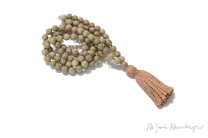 REJANE ROSENBERGER DESIGN Wooden Mala "KIRA" ash wood