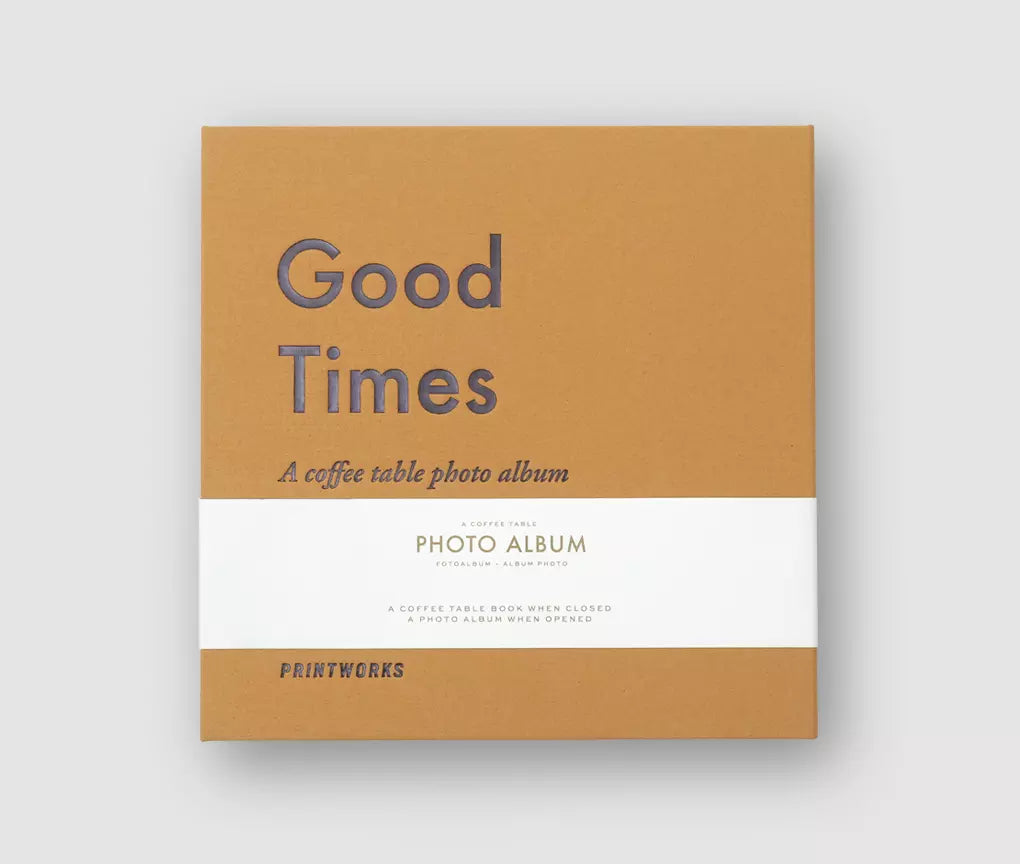 PRINTWORKS Fotoalbum "GOOD TIME" moustard