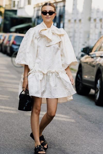 CALAJADE Leather shopper "MISU" MINI - black